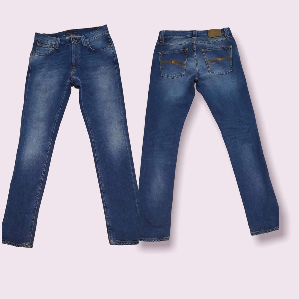Nudie Jeans made in Italy,Size 28, Color Blue